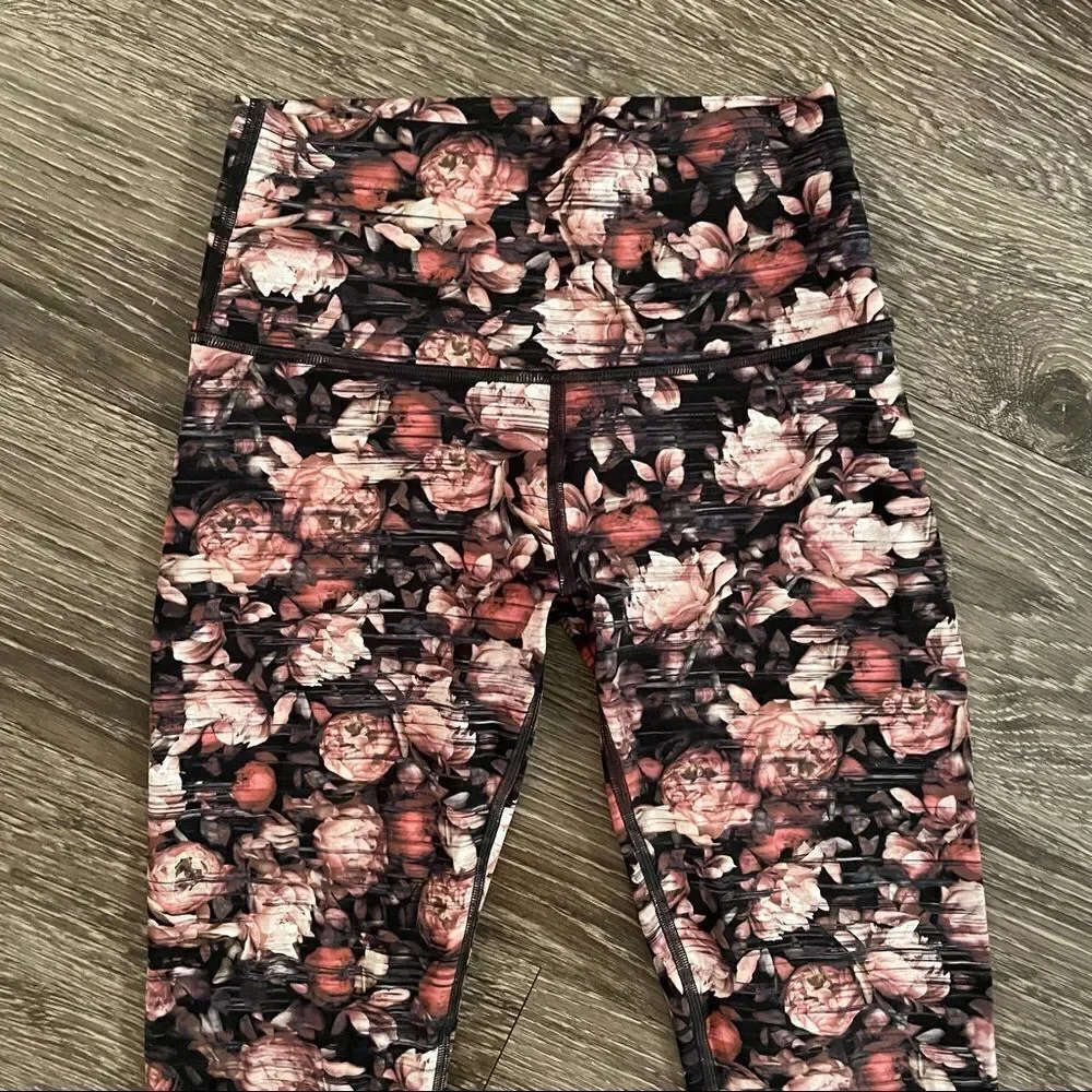 Lululemon Wunder Under Peony Multi Hi-Rise Tight nwot